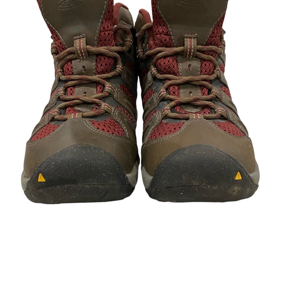 Keen Dry Women’s Size 7 Koven Mid Rise Waterproof Brown Red Hiking Trail Boots - Picture 6 of 11